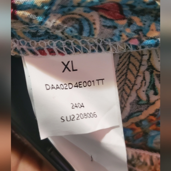 Colorful Paisley Pants-NWOT - Picture 5 of 5